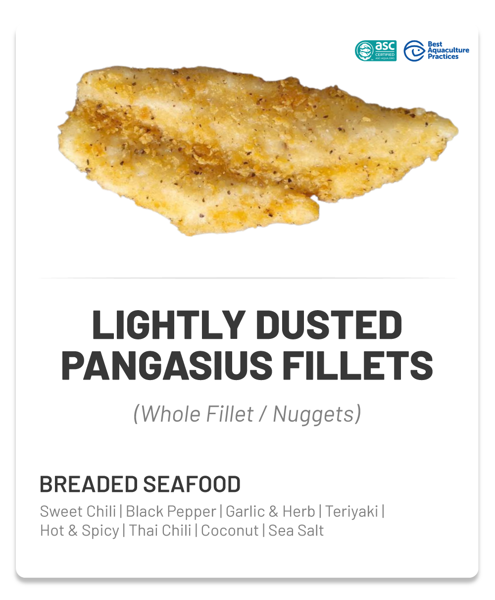 Pangasius-Dusted